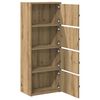 vidaXL Boekenkast 40x24x102 cm bewerkt hout artisanaal eikenkleurig