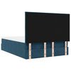 vidaXL Ottoman bed met matrassen 140x190cm fluweel donkerblauw