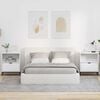 vidaXL Nachtkastje 2 pcs Hoogglans wit 49 x 36 x 61 cm Bewerkt hout