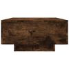 vidaXL Salontafel 90x60x31 cm bewerkt hout gerookt eikenkleurig