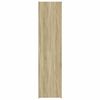 vidaXL Hoge kast 45x42,5x185 cm bewerkt hout sonoma eikenkleurig