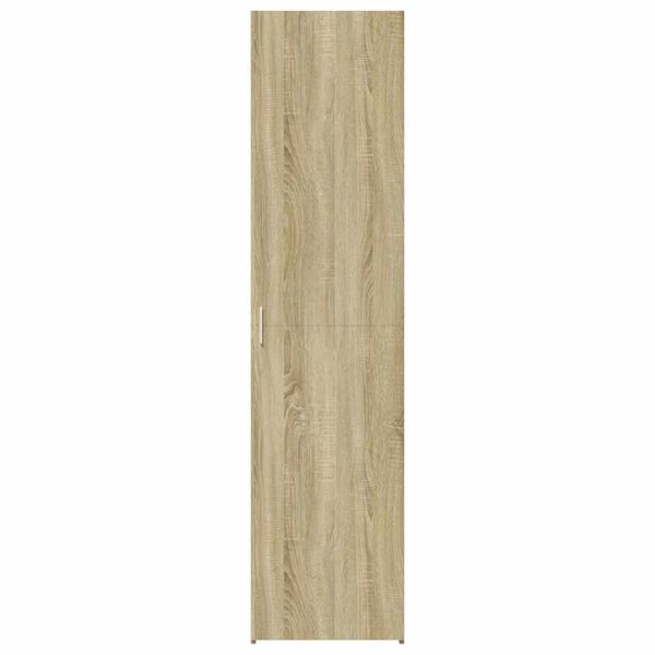 vidaXL Hoge kast 45x42,5x185 cm bewerkt hout sonoma eikenkleurig