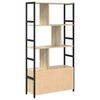 vidaXL Boekenkast Sonoma Eiken 80 x 30 x 155,5 cm Bewerkt hout
