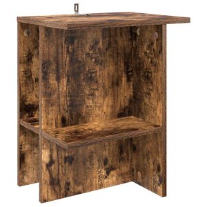 vidaXL Salontafel Gerookt eiken 40 x 30 x 49 cm Bewerkt hout