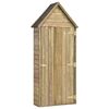 vidaXL Tuinschuur met deur 69,5x32x178 cm ge&iuml;mpregneerd grenenhout