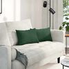 vidaXL Sofa Kussens 2 stuks Donkergroen 50 x 30 cm Cordstof