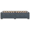 vidaXL Bedframe zonder matras 80x200 cm fluweel donkergrijs