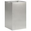 vidaXL Plantenbak zilver 30 x 30 x 40 cm Roestvrij staal
