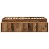 vidaXL Bedframe met lade Artisan Eiken 70 x 190 cm Bewerkt hout