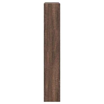 vidaXL Schoenenkast 80x21x125,5 cm bewerkt hout bruineikenkleurig