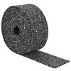 vidaXL Rubbergranulaatrol Zwart 200 x 10 x 0,8 cm Rubber