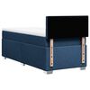 vidaXL Boxspring met matras stof blauw 100x200 cm