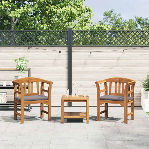 vidaXL Rozenbank Natuurlijk 68,5 x 46 x 82,5 cm Massief Acaciahout