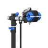 vidaXL Fietsreparatiestandaard inklapbaar 108-188 cm blauw staal
