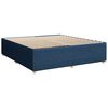 vidaXL Bedframe zonder matras stof blauw 180x200 cm