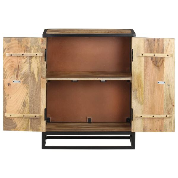 vidaXL Dressoir handgesneden 60x35x75 cm massief mangohout