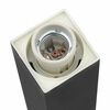 vidaXL Bolderverlichting met sensor en stopcontact 3 stuks 50 cm zwart IP44