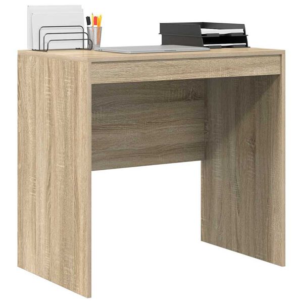 vidaXL Bureau Sonoma Eiken 80 x 50 x 76 cm