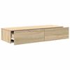 vidaXL Wandschap met lades 100x36x19 cm bewerkt hout sonoma eikenkleur