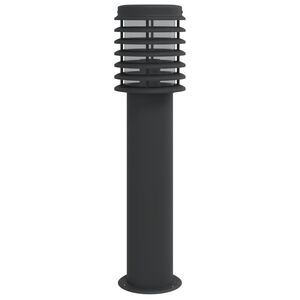 vidaXL Vloerlamp voor buiten 60 cm roestvrij staal zwart