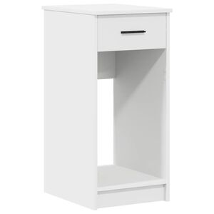 vidaXL Computertorenstandaard met lade 35x45x77 cm wit