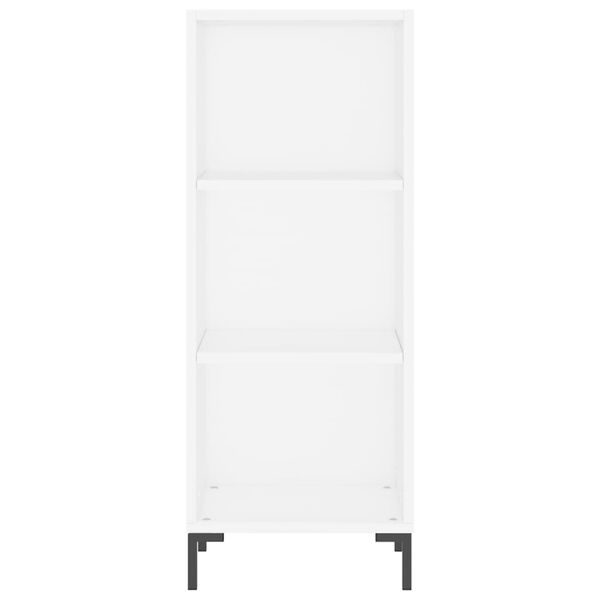 vidaXL Dressoir 34,5x32,5x90 cm bewerkt hout wit