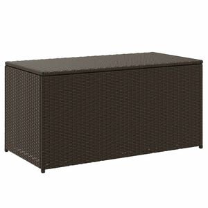 vidaXL Tuinbox 100x50x50 cm poly rattan bruin