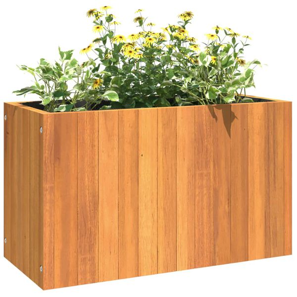 vidaXL Plantenbak 59x27,5x35 cm massief acaciahout