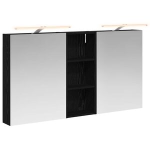 vidaXL Badkamerkastenset 3 pcs 130 x 14,5 x 70 cm Bewerkt hout