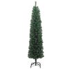 vidaXL Kunstkerstboom Groen 240 cm PVC en Staal en Kunststof