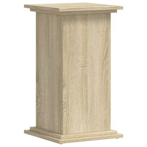 vidaXL Plantenstandaard 33x33x60 cm bewerkt hout sonoma eikenkleurig