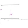 vidaXL Inklapbaar Zonnescherm Wit 400 × 300 cm Polyester