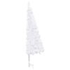 vidaXL Kunstkerstboom hoek 150 cm PVC wit