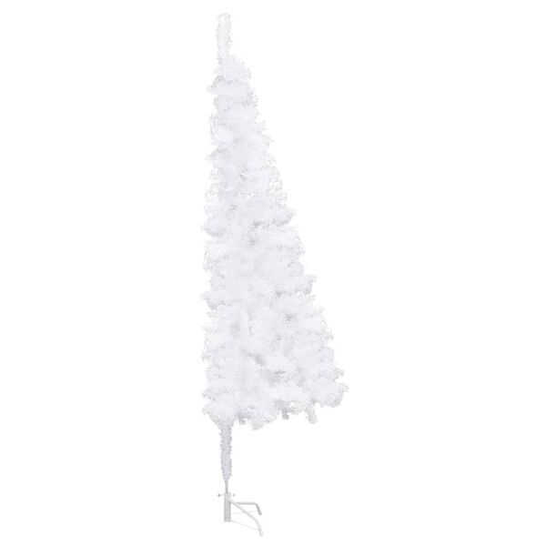 vidaXL Kunstkerstboom hoek 150 cm PVC wit