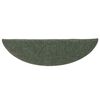 vidaXL Trapmatten Zelfklevend 15 stuks 56x17x3 cm Groen Halfrond