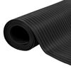 vidaXL Vloermat Zwart 1 x 2 m Rubber