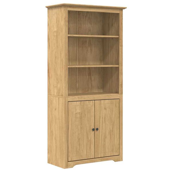 vidaXL Boekenkast BODO Honingbruin 82 x 40 x 173 cm Bewerkt hout
