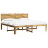 vidaXL Tweepersoonsbed met hoofdeinde ROSTOCK Wit 180 x 200 cm