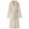vidaXL Badjas zonder Kap Beige xl Flanel