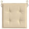 vidaXL Tuinstoelkussens 2 st 50x50x4 cm oxford stof beige