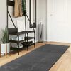 vidaXL Vloerkleden Rechthoekig HUARTE Antraciet 300 x 80 cm Polyester