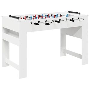 vidaXL Honkbaltafel Wit 125 x 60,5 x 80 cm Bewerkt hout