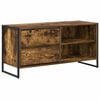 vidaXL TV-kast 100 x 36 x 49,5 cm Gerookt eiken Bewerkt hout