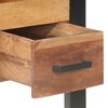 vidaXL Bureau 110x50x76 cm massief hout
