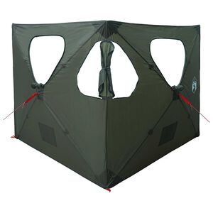 vidaXL Jacht Tent Legergroen 145 x 145 x 150 cm Polyester en staal