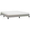 vidaXL Bedframe zonder matras stof lichtgrijs 160x200 cm