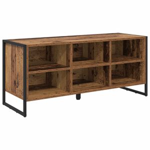 vidaXL Schoenenkast 100 x 35 x 44 cm Bewerkt hout Oud Hout