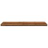 vidaXL Wandschappen 4 st 40x30x1,5 cm bewerkt hout oud houtkleurig