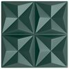 vidaXL Wandpanelen 12 pcs Origami Groen 50 x 50 cm XPS Schuim