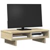 vidaXL Monitorstandaard 50x27x15 cm bewerkt hout sonoma eikenkleurig